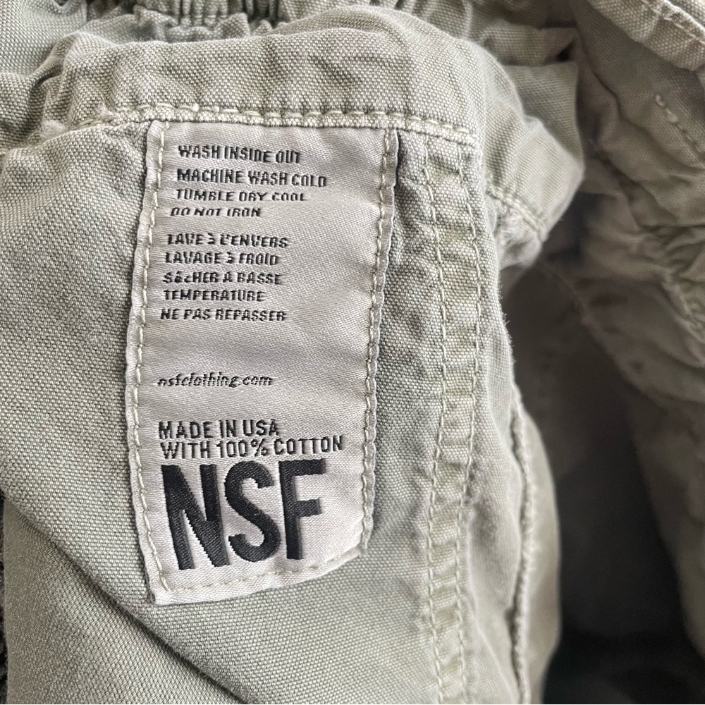 Revolve Nsf Beaudry Jogger Pants In Sage - image 5